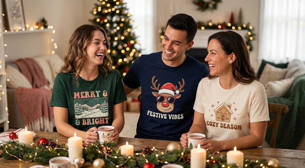 Holiday Graphic Apparel and Seasonal Festive Clothing by Everlycheer