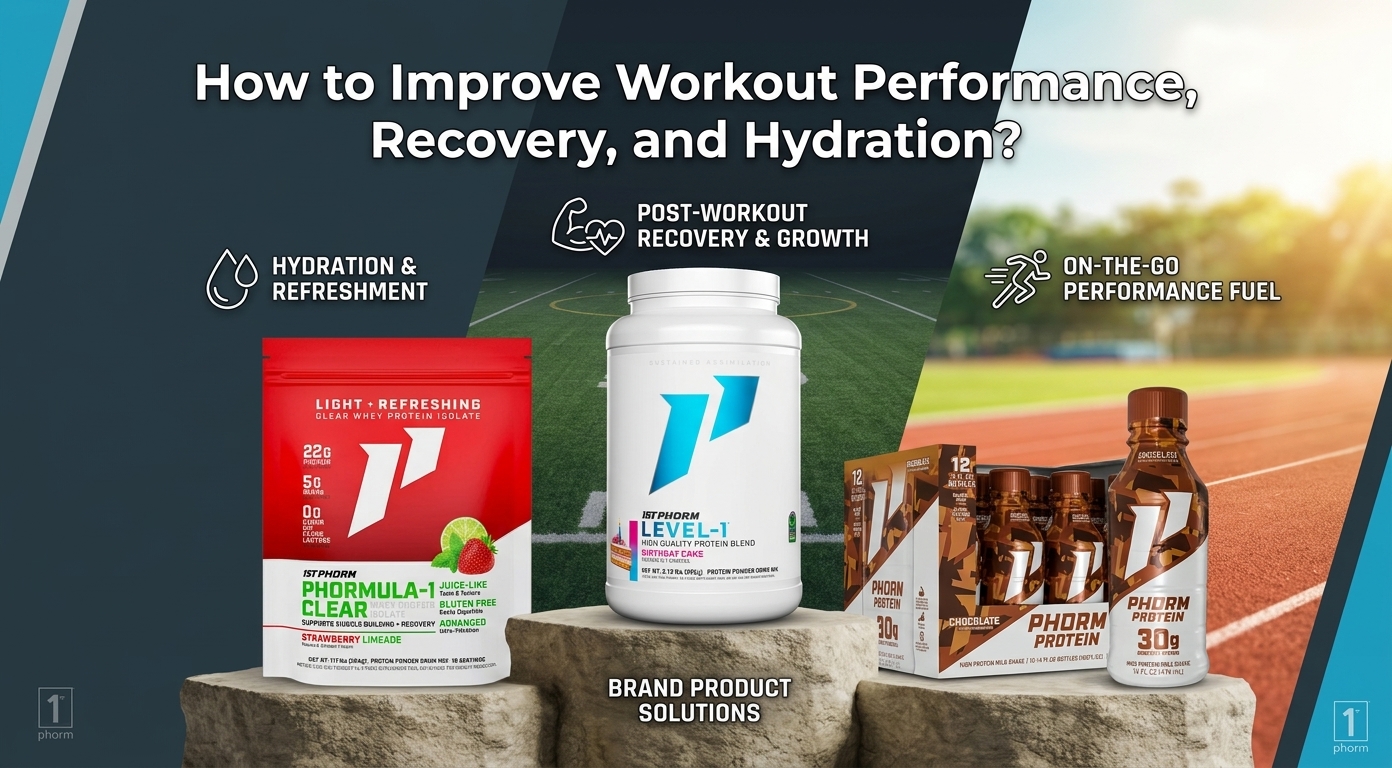 First Phorm Creatine, 1st Phorm Electrolytes, and Workout Recovery Supplements