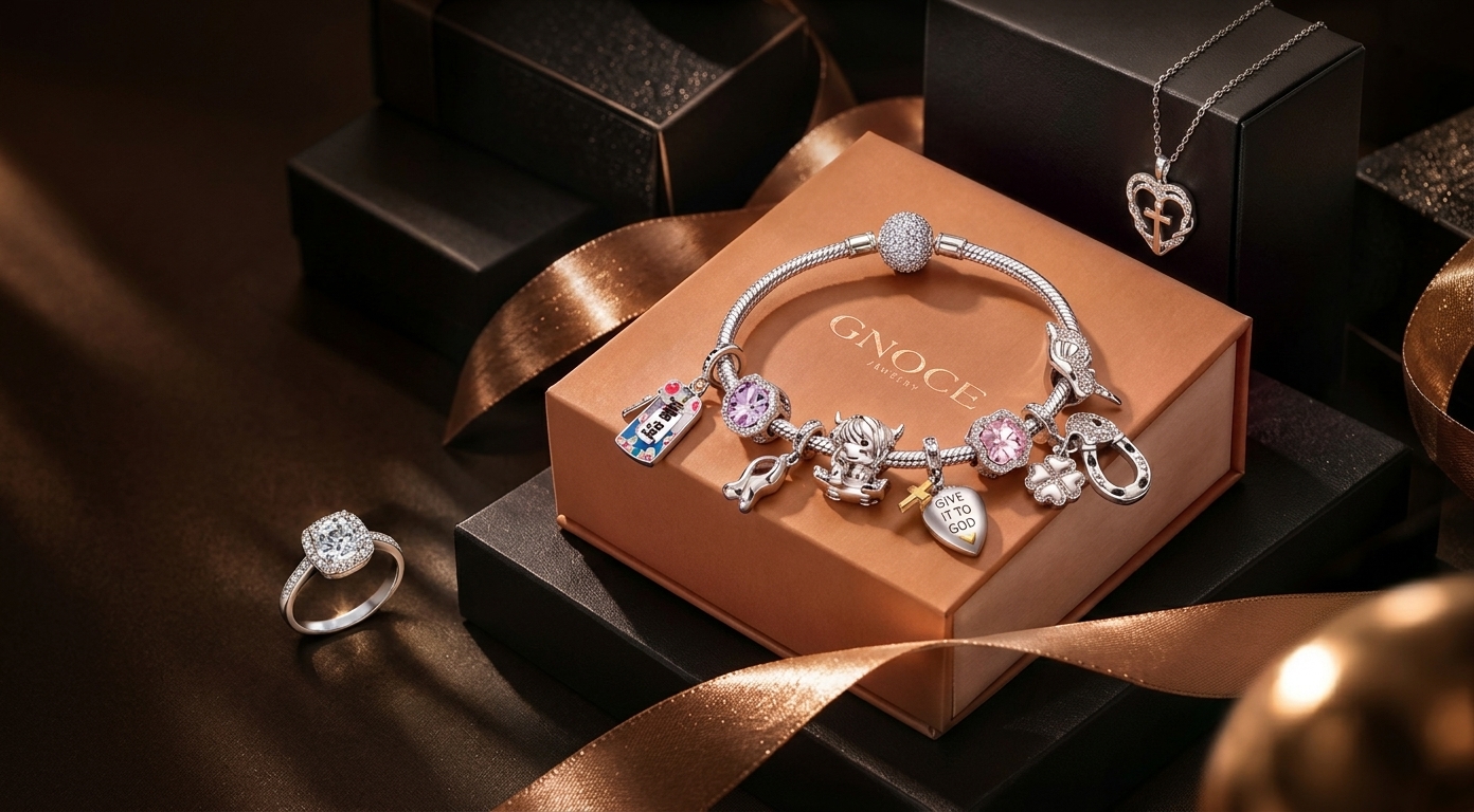 GNOCE Charm Bracelets, Personalized Jewelry, and Silver Charms